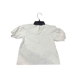 Zara collared white top